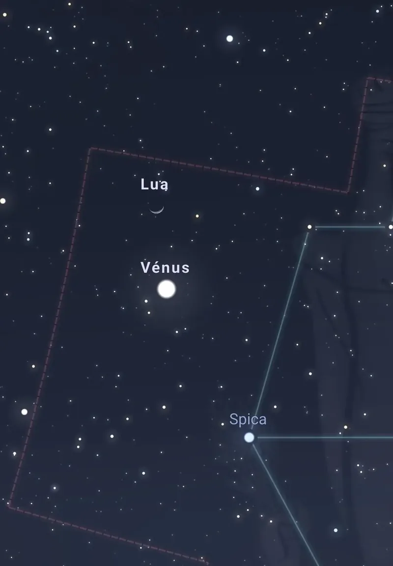 Goiânia terá observação de conjunção entre Lua e Vênus nesta segunda