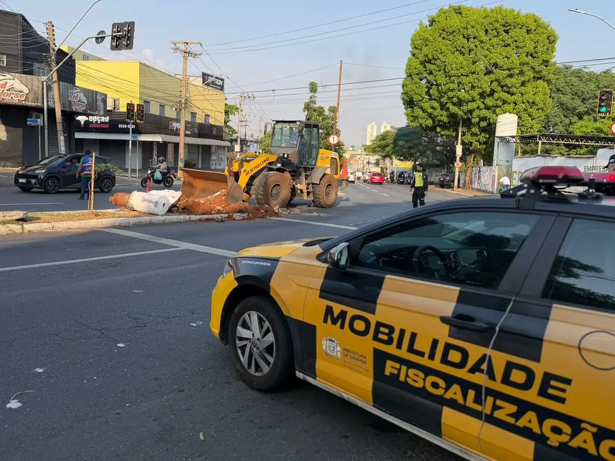 Goiânia redesenha cruzamento e avalia sistema binário entre T-1 e T-2