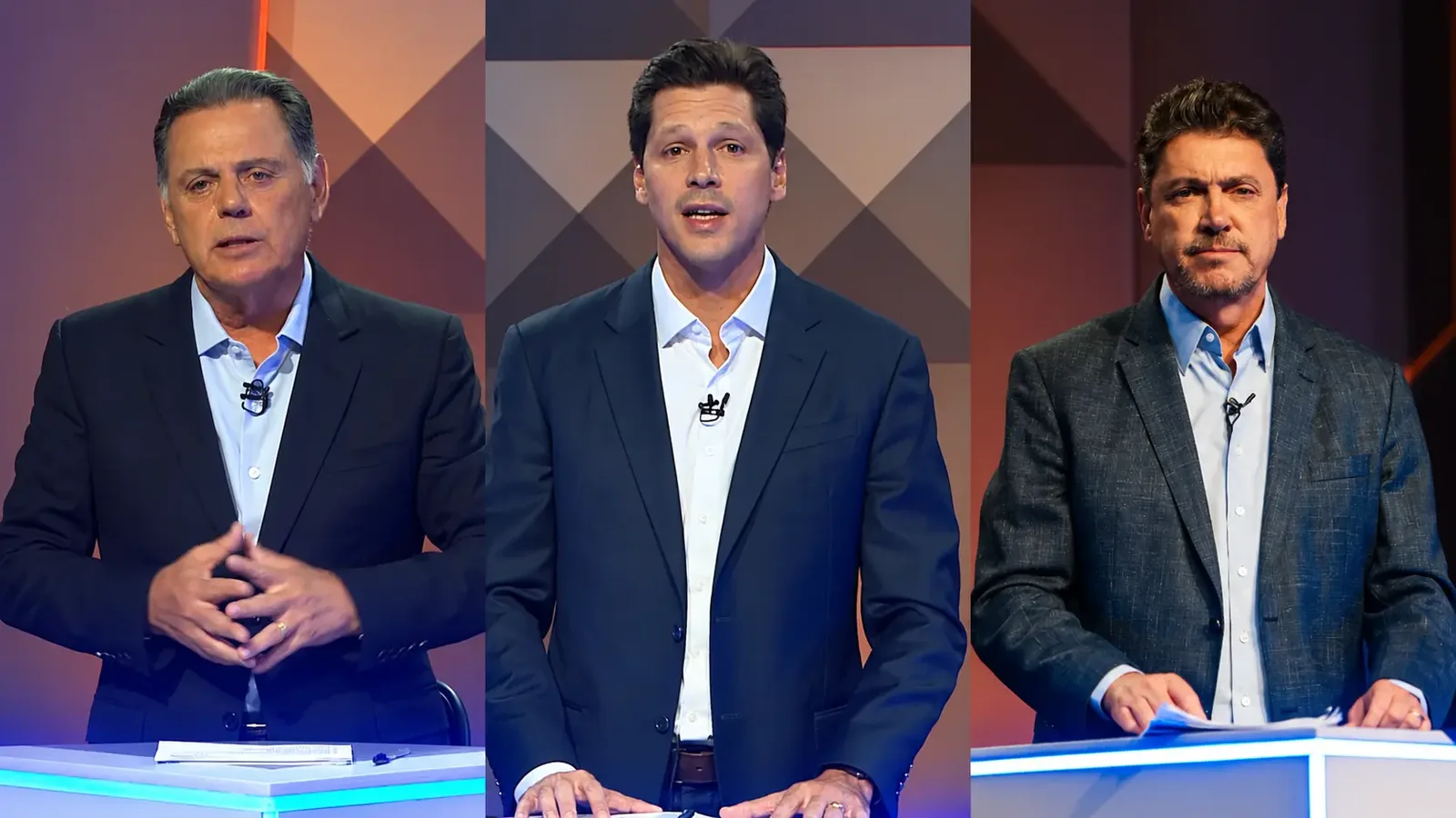 Debate em Goiás tem críticas à saúde e acenos entre Marconi e Wilder