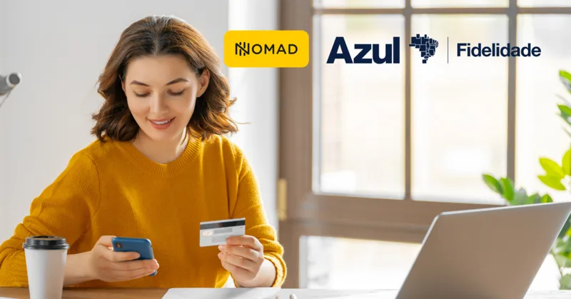 Nomad oferece até 30 mil pontos Azul em primeira conversão