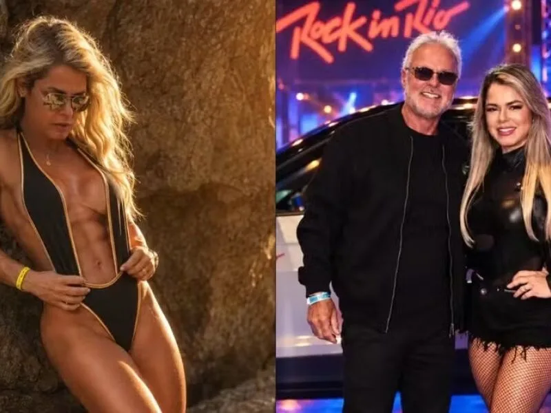 Cristianne Moliterno acompanha Kadu no Rock in Rio e mantém carreira no fisiculturismo