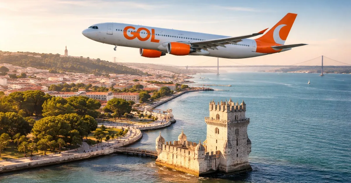 GOL terá cinco voos semanais entre Rio de Janeiro e Lisboa