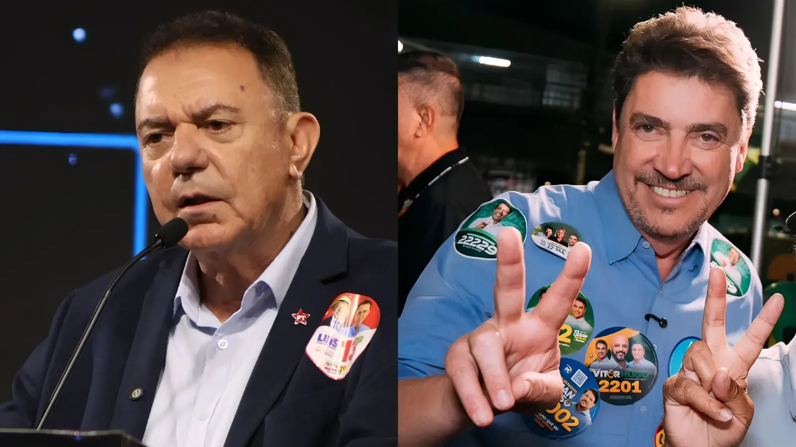Pesquisa mostra desafio de Luis Cesar Bueno para enfrentar Wilder Morais em Goiás