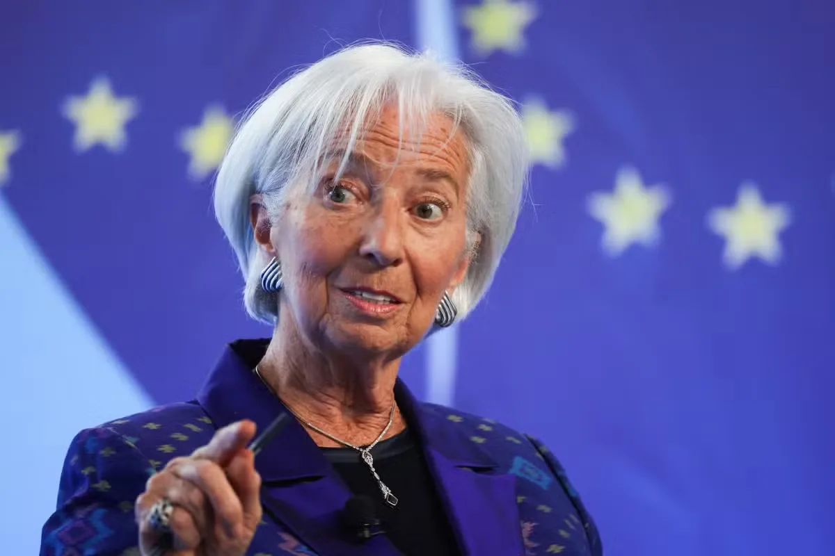 Europa precisa produzir IA para reduzir dependência externa, diz Lagarde