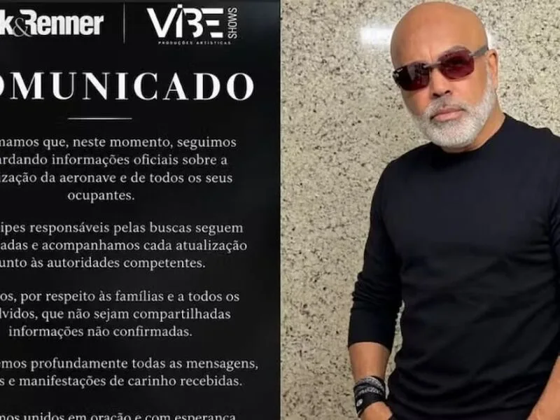 Dupla Rick e Renner pede cautela após helicóptero desaparecer em Santa Catarina