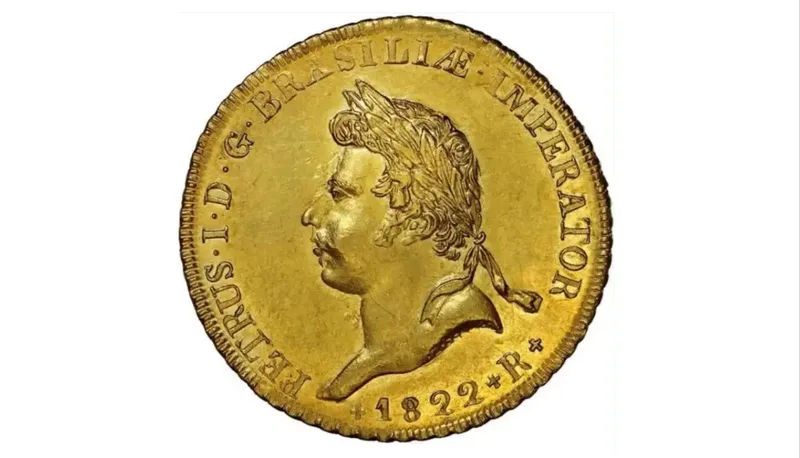 Peça da Coroação: a moeda de ouro rejeitada por Dom Pedro I