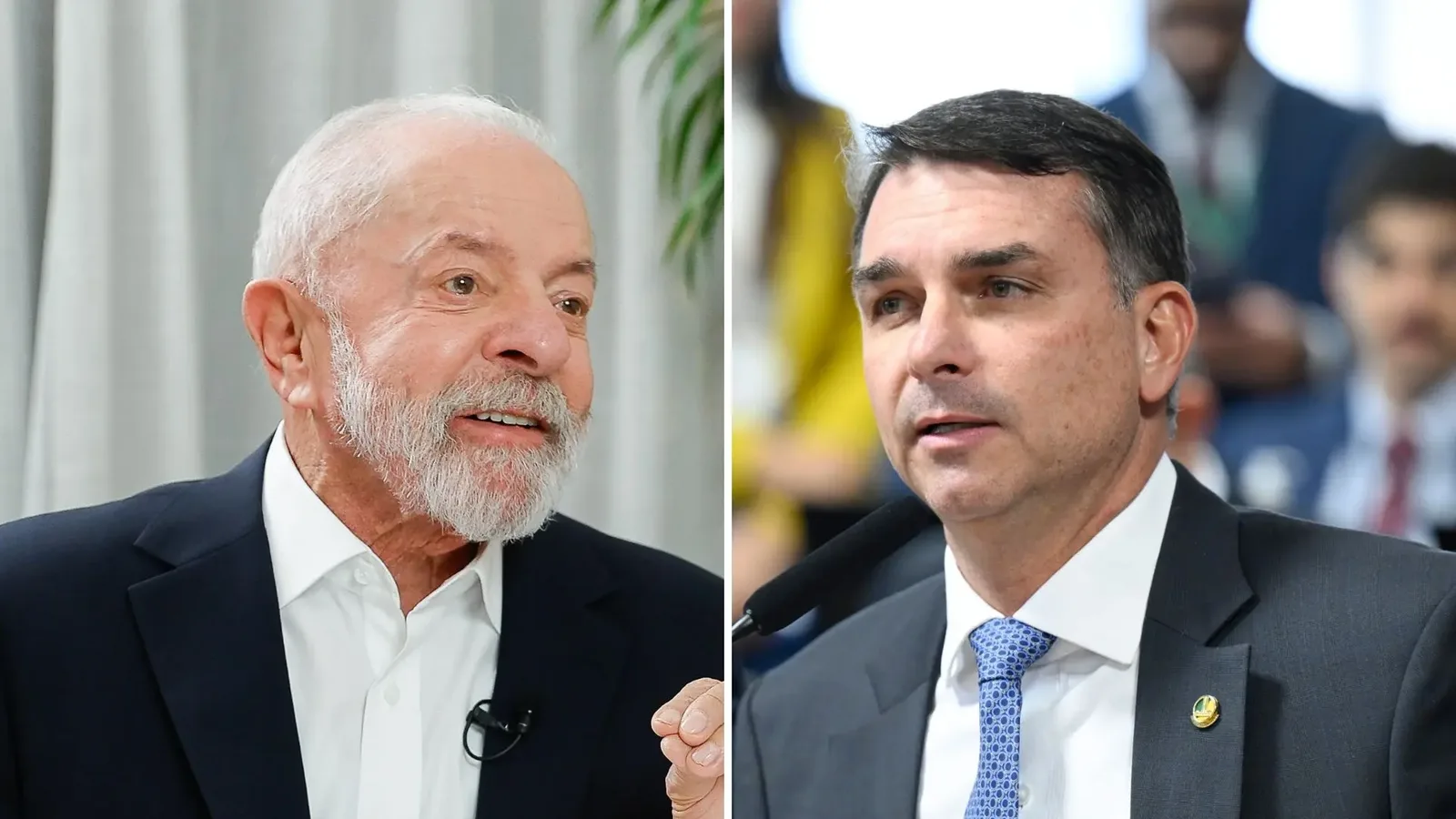 Pesquisa mostra empate entre Lula e Flávio Bolsonaro em cenário de segundo turno