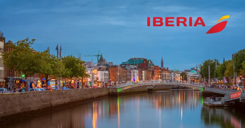 Dublin está disponível por 23.525 Avios Iberia Club mais taxas