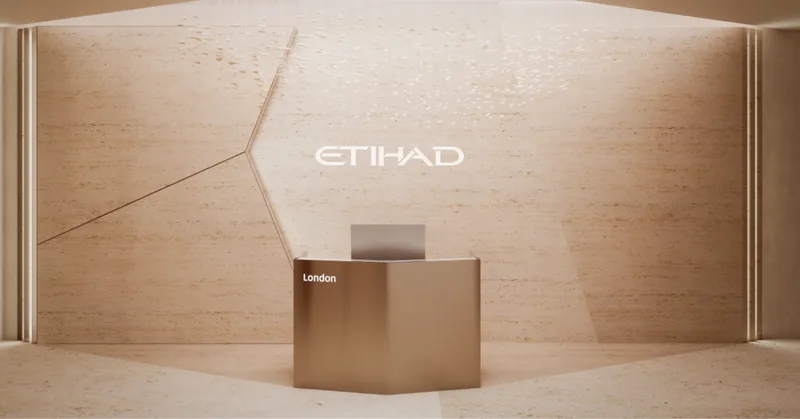 Etihad reformará lounge de Londres Heathrow com novo conceito em 2027