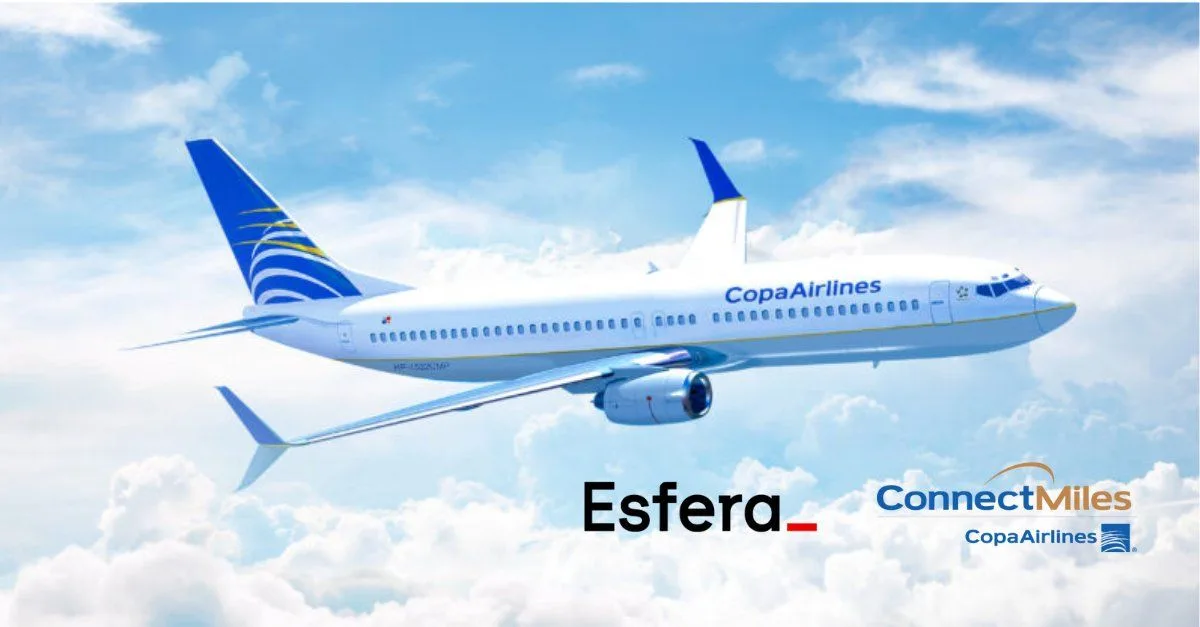 Esfera libera milhas extras em transferência para o ConnectMiles