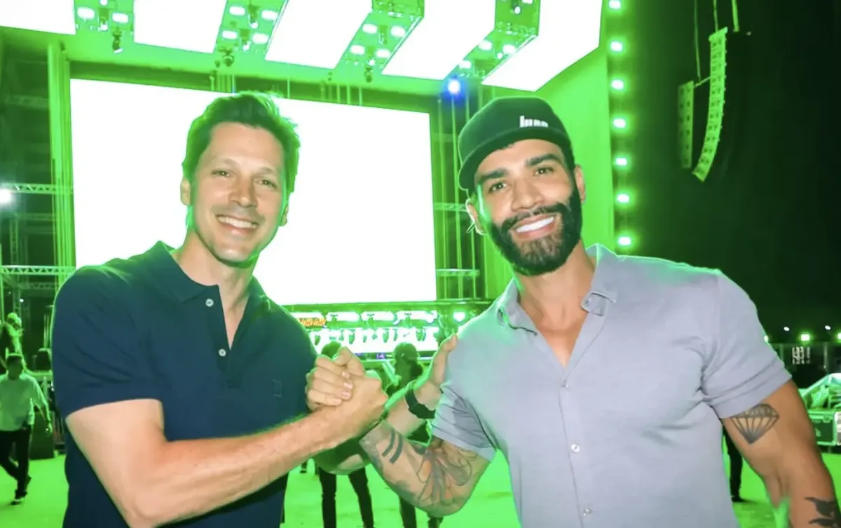 Gusttavo Lima agradece apoio do governo de Goiás antes de show em Goiânia