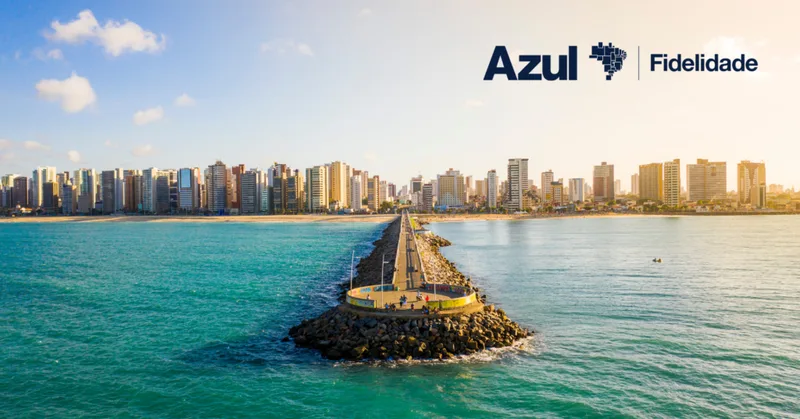 Azul tem resgates nacionais a partir de 3.900 pontos mais taxas