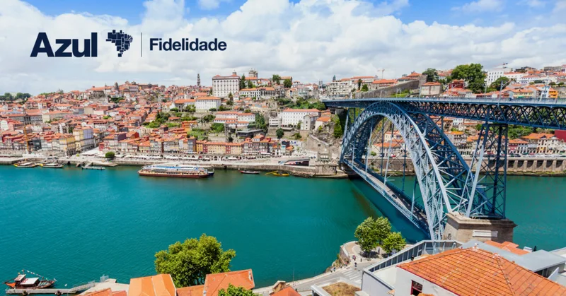 Azul tem voos de Recife para Porto desde R$ 752,84 mais taxas