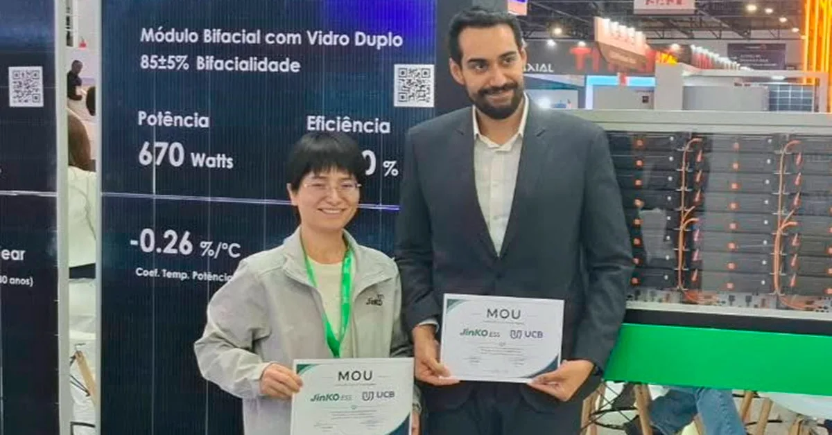 Acordo prevê produção local de sistemas BESS com tecnologia da Jinko ESS