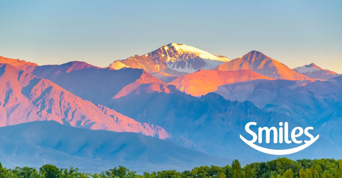 Mendoza tem passagens de ida e volta por 41 mil milhas Smiles