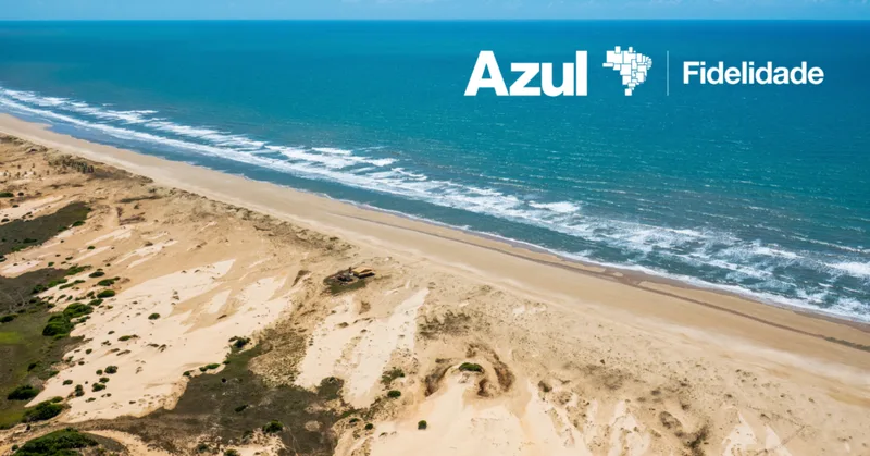 Azul tem resgates nacionais a partir de 7.200 pontos por trecho