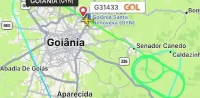 Avião da Gol retorna a Goiânia após tripulação declarar emergência