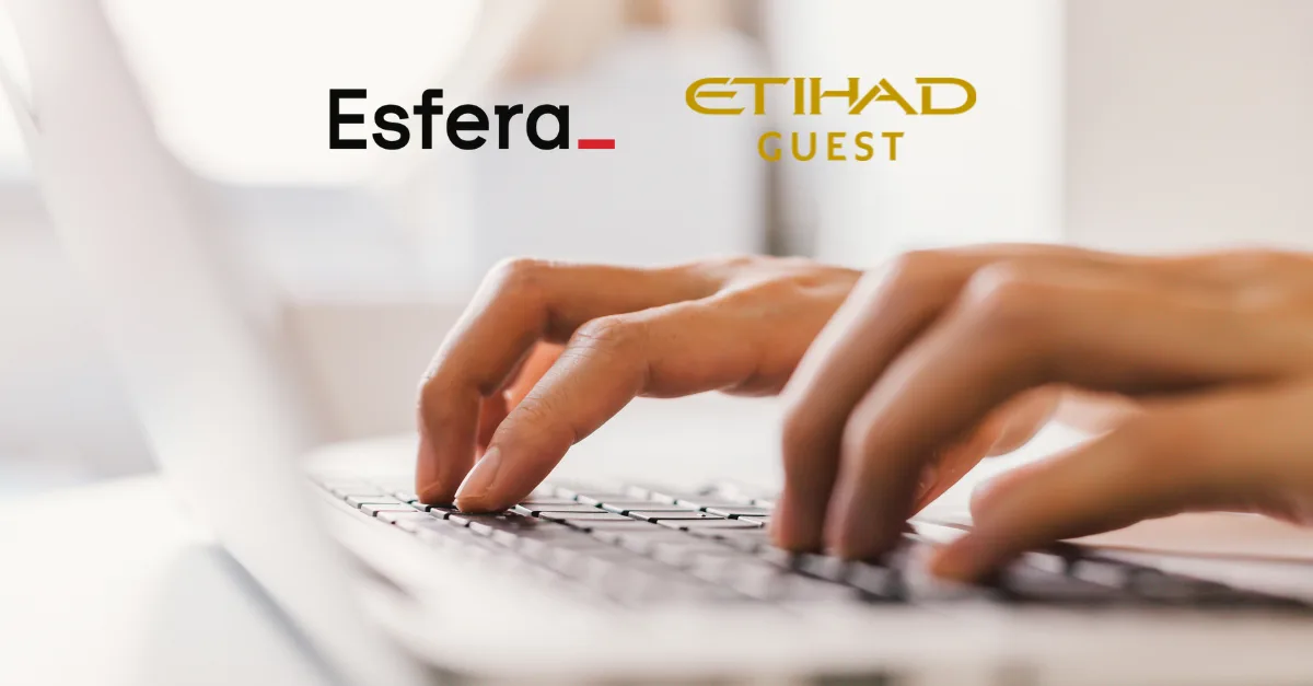 Esfera encerra parceria com o programa de milhas Etihad Guest