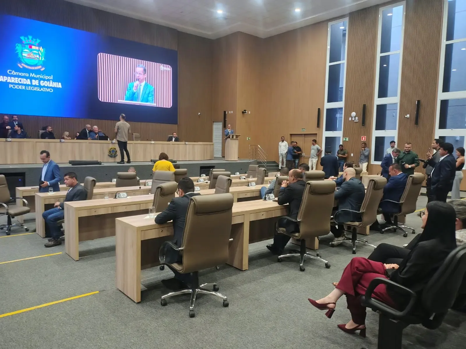 Votação unânime define nova Mesa da Câmara de Aparecida de Goiânia