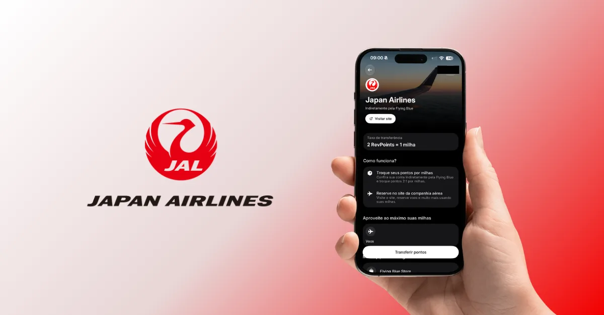 Revolut inclui Japan Airlines entre opções de resgate do RevPoints